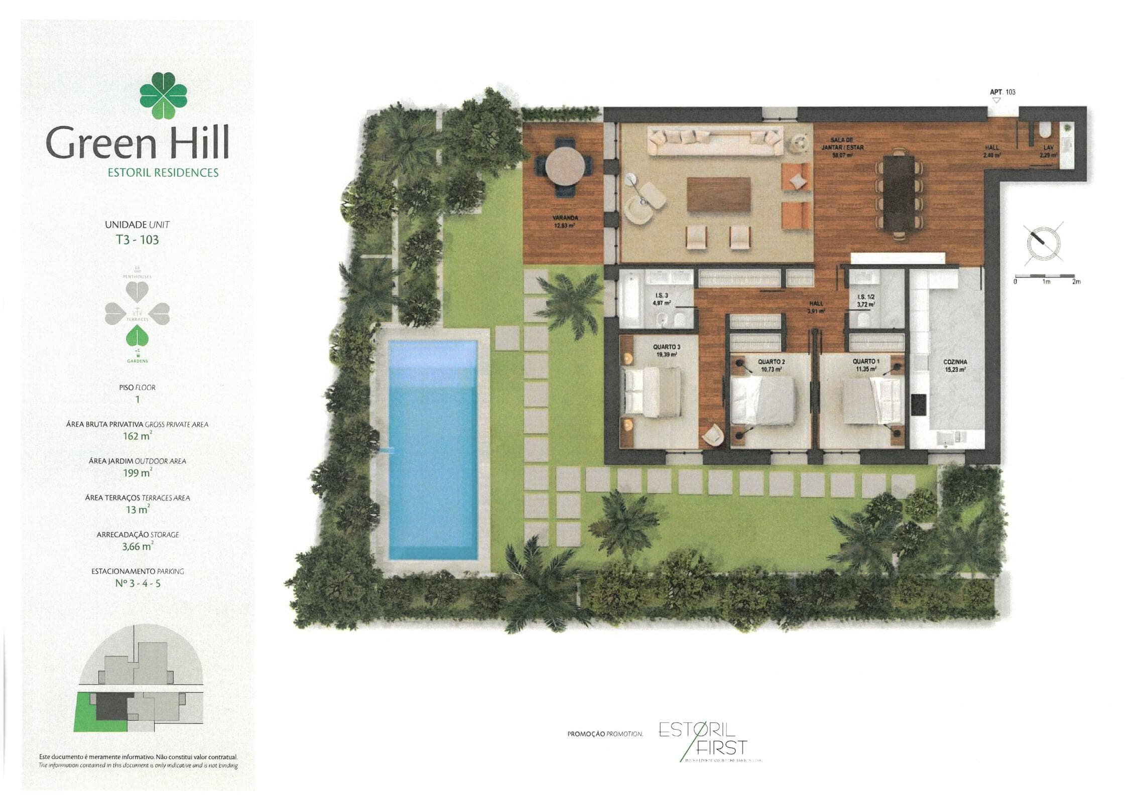 Apartamento T3 com piscina, Estoril, Cascais - Imagem 36
