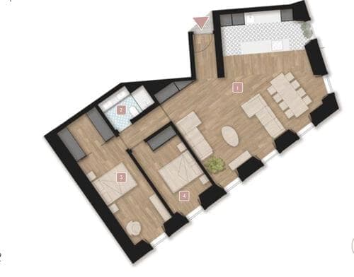 PF36876 - Apartamento T2 novo, Mouraria, Lisboa - Imagem 23