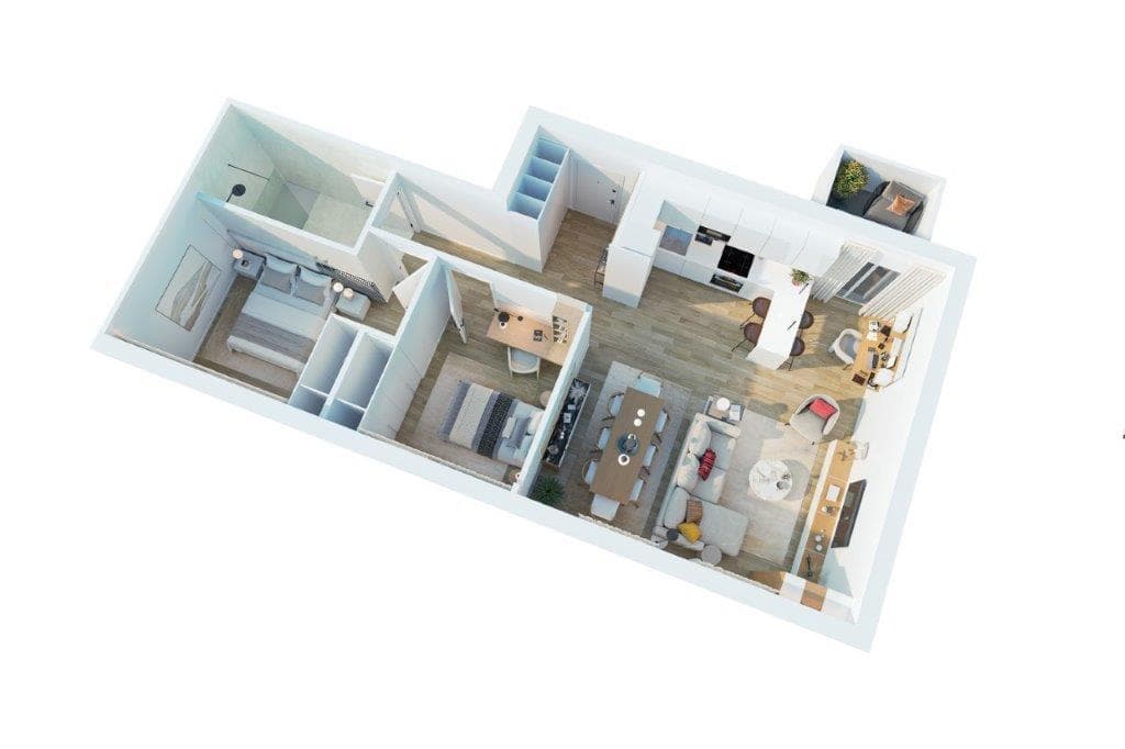 Apartamento T1 com varanda, Trafaria, Almada - Imagem 30