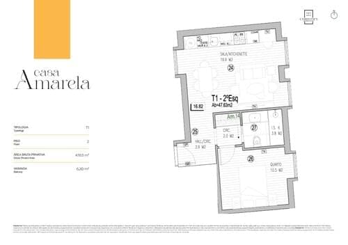 PF37125 - Apartamento T1 com varanda, Trafaria, Almada - Imagem 31