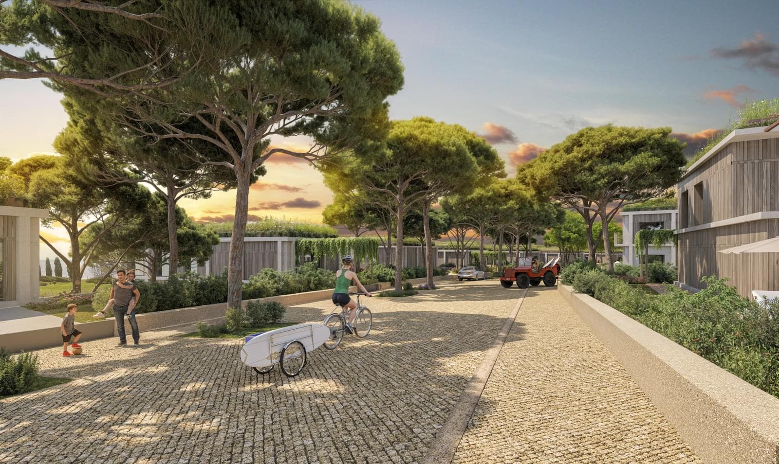 Lote 700 m2 no Caparica Hills Plots, Costa da Caparica, Almada - Imagem 3