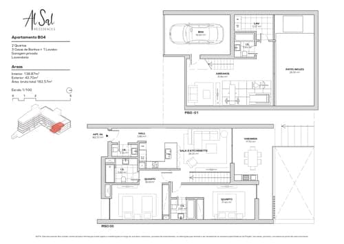 PF38245 - Duplex T2 + 1 com jardim - Imagem 20