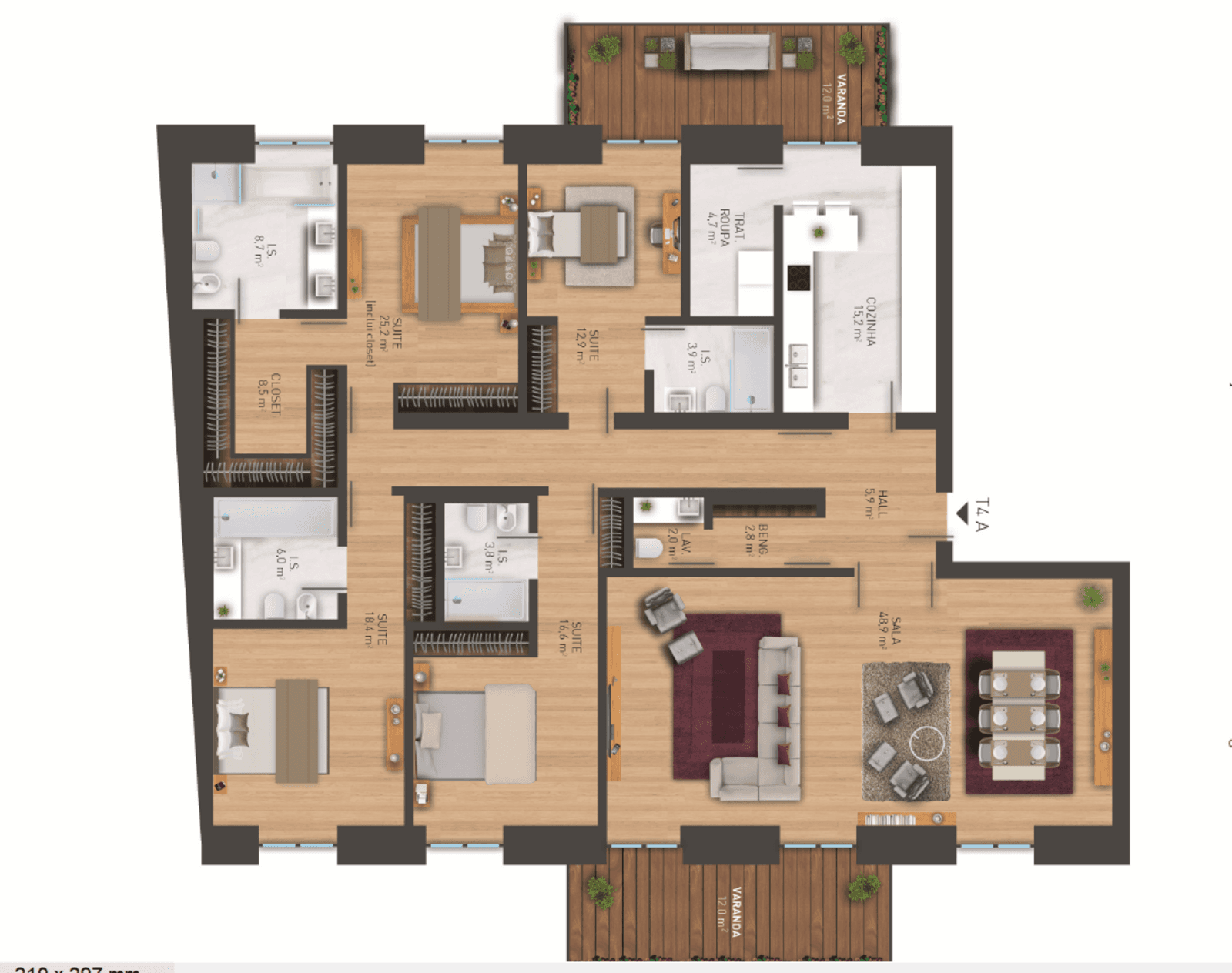 Apartamento T4 com estacionamento, Restelo, Lisboa - Imagem 38