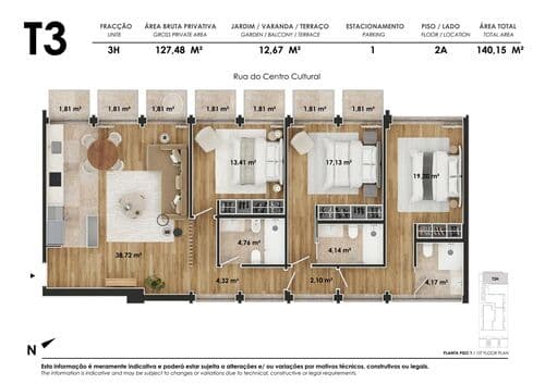 PF41074 - Apartamento T3 com estacionamento, Alvalade, Lisboa - Imagem 14