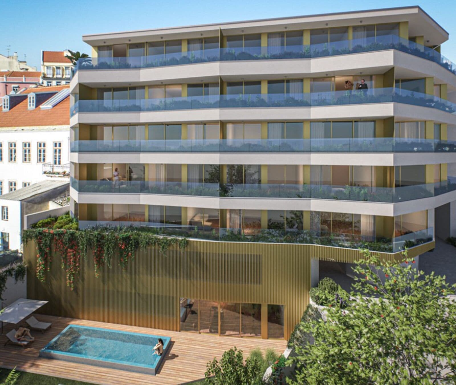 Appartement 2 pièces avec piscine, Graça, Lisboa - Image 1