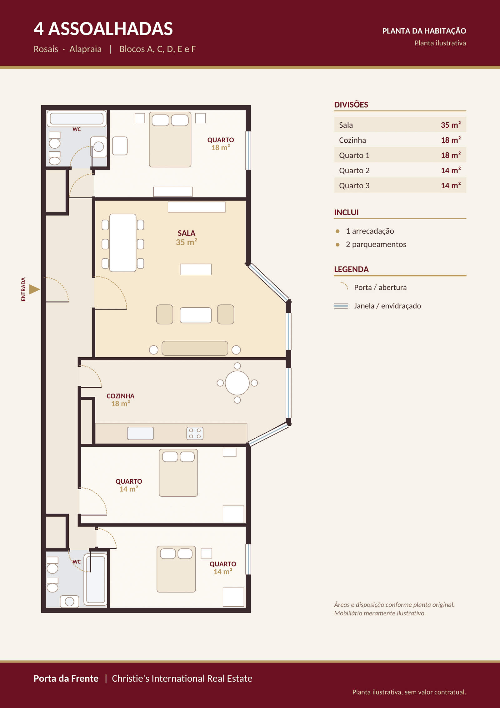 Apartamento T3 com estacionamento, Alapraia, Cascais - Imagem 26