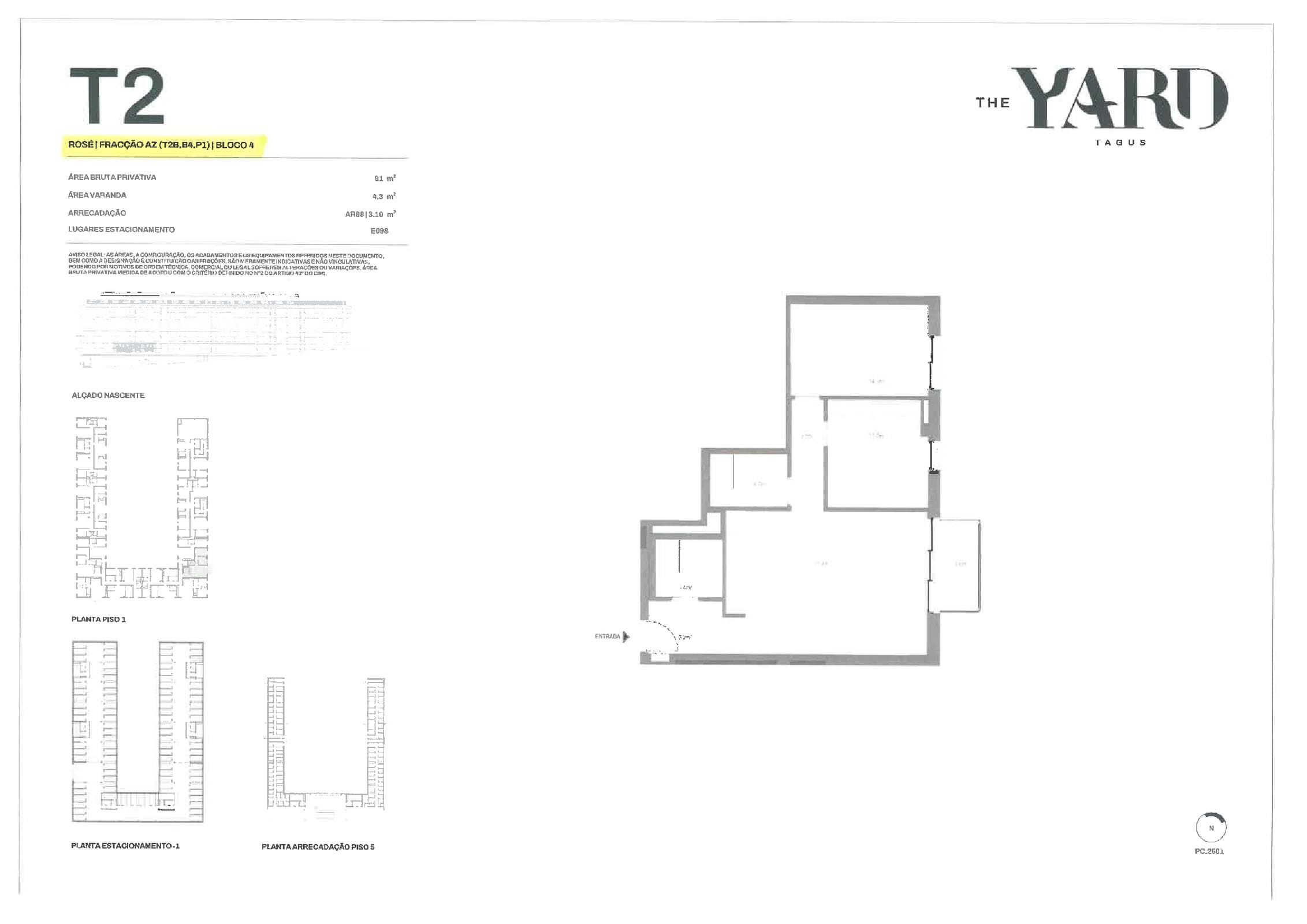 Apartamento T2 com estacionamento, Tagus Park, Sintra - Imagem 7