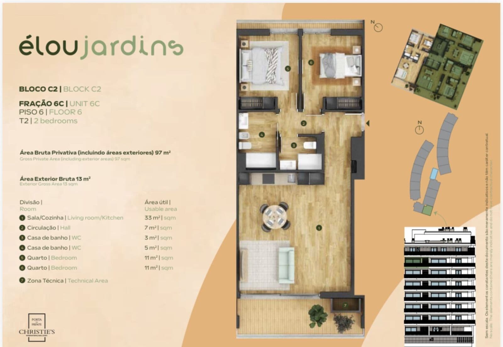 Apartamento T2 com piscina, Loures - Imagem 9