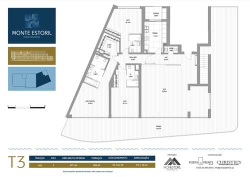 PF41139 - 3 Bedroom Penthouse with swimming pool, Monte Estoril, Cascais - Image 66